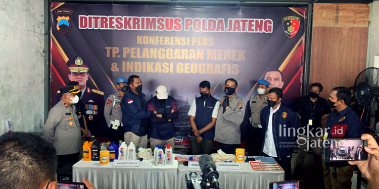 Produsen Oli Palsu di Semarang Digrebek, Raih Omzet hingga Rp 22 Miliar