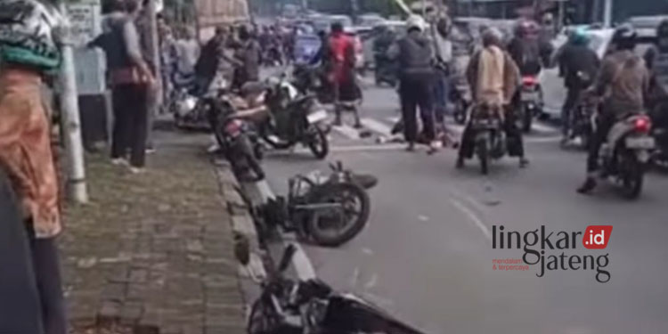 Kecelakaan Beruntun di Terminal Banyumanik Semarang, 2 Orang Alami Luka-Luka