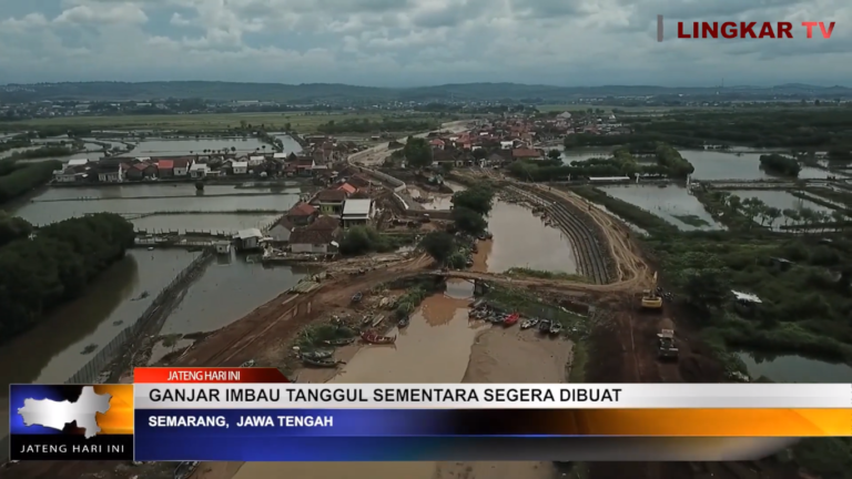 Ganjar Imbau Tanggul Sementara Di Semarang Segera Dibuat
