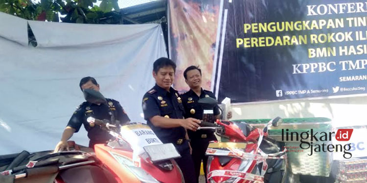 Bea Cukai Semarang Amankan 203 Ribu Rokok Ilegal Jaringan Grobogan