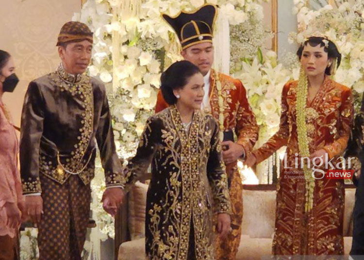 Presiden Jokowi berterima kasih atas kelancaran pernikahan Kaesang-Erina