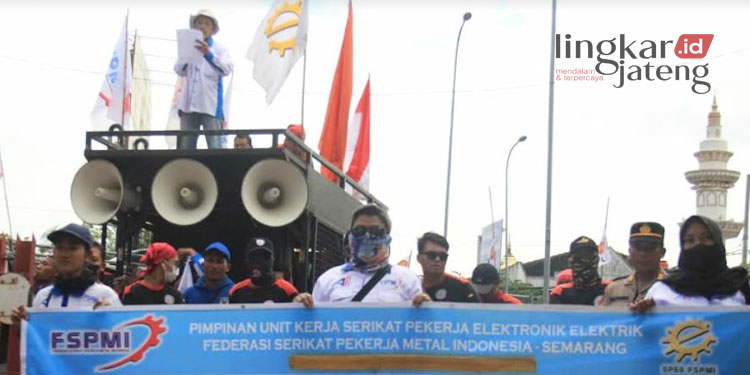 Tolak Perdir 0219, Pekerja PLN Semarang Sampaikan 7 Tuntutan
