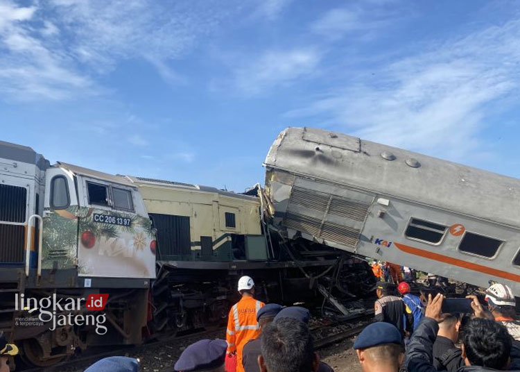 2 Kereta Api Kecelakaan di Bandung, Perjalanan dari Daop 4 Semarang Tidak Terganggu