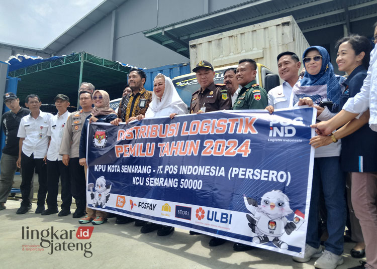 Logistik Pemilu 2024 di Kota Semarang Mulai Didistribusikan ke Tiap Kecamatan