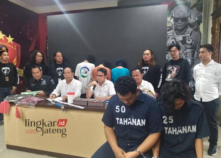 Tawuran Bawa Sajam, 5 Anggota Gangster di Semarang Dibekuk