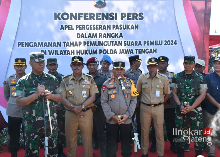 Amankan Pemilu 2024, Ribuan Personel TNI-Polri Disebar ke Seluruh TPS se-Jateng