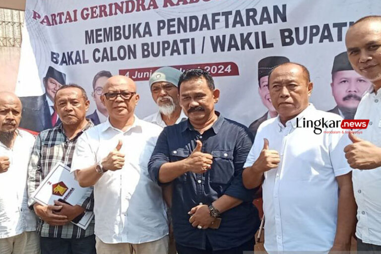 Mantan Bupati dan Ketua Pemuda Pancasila Daftar Pilkada ke Gerindra Batang